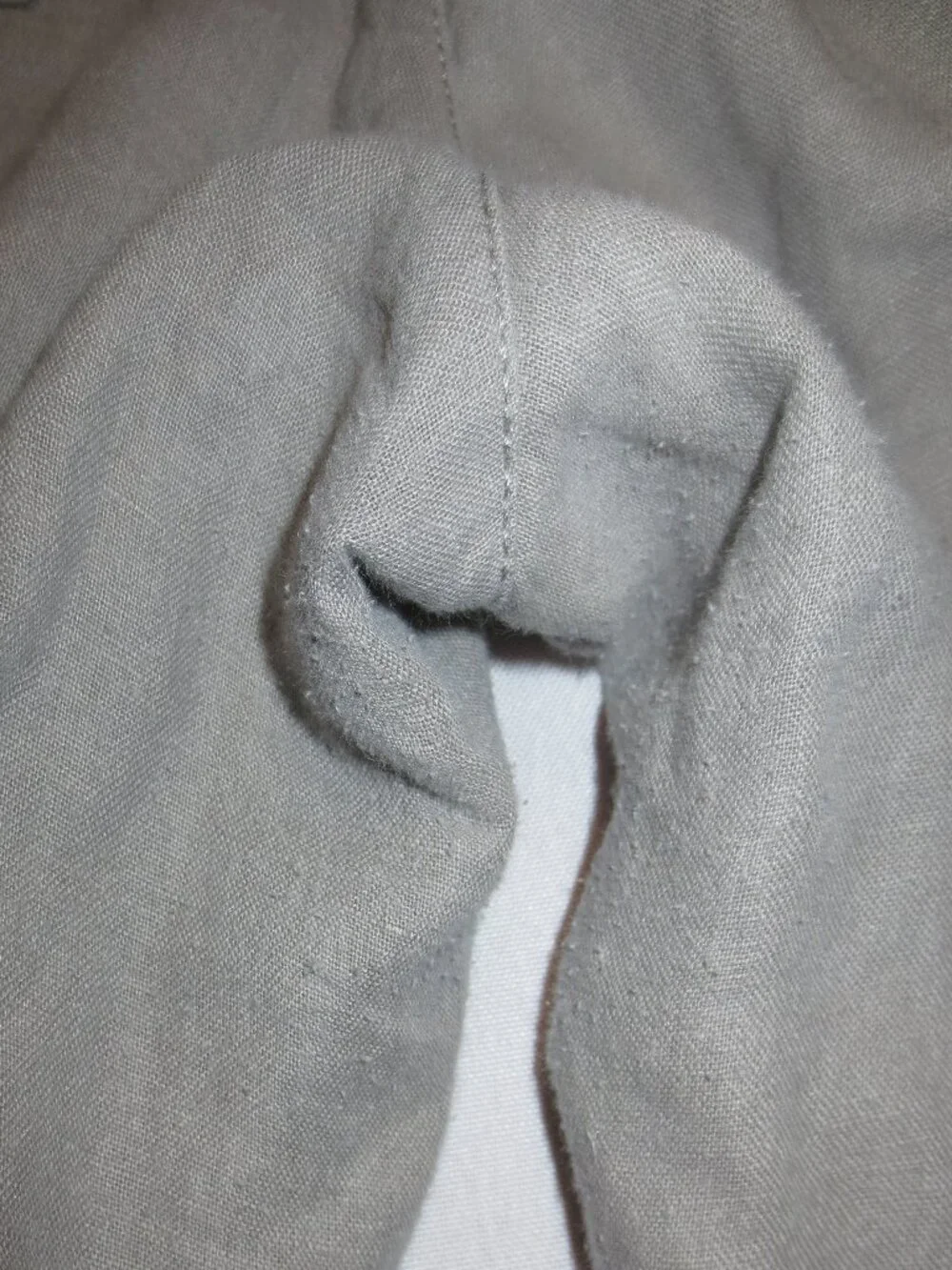 BANANA REPUBLIC womens PANTS gray LINEN lightweight DRAWSTRING summer SIZE 8